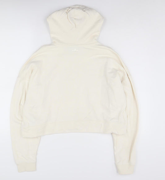 Adidas Women's Ivory Hooded Pullover Hoodie Size 16
