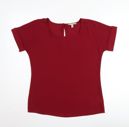 Womens UK Size XS Banana Republic Red Blouse