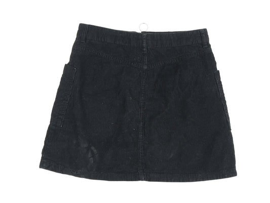 Womens UK Size 10 Topshop A-Line Corduroy Skirt