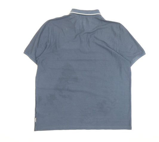 Ted Baker Men's Blue Polo Shirt - Size S