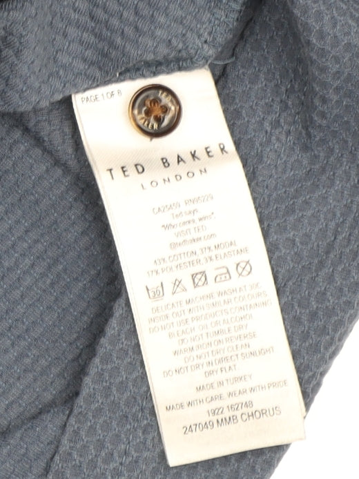 Ted Baker Men's Blue Polo Shirt - Size S