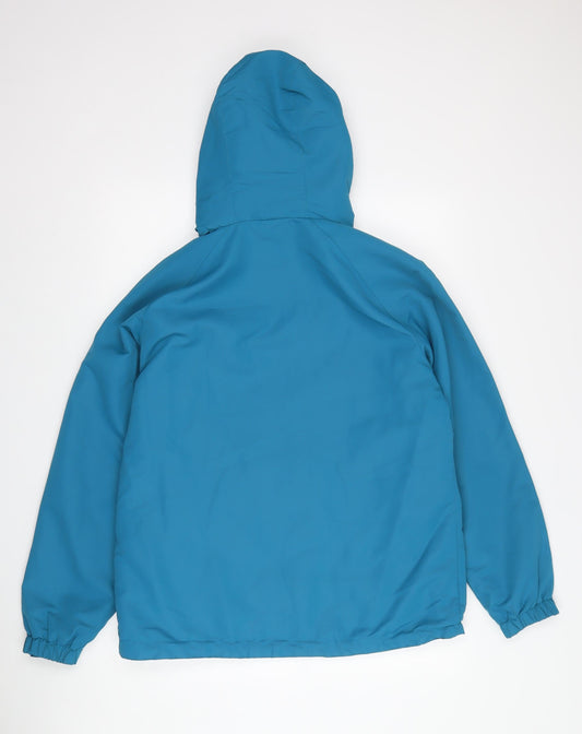 Womens UK Size 12 Mountain Essentials Blue Basic Jacket