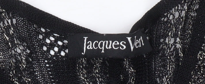 Jacques Vert Women's Black Sleeveless Knit Top M