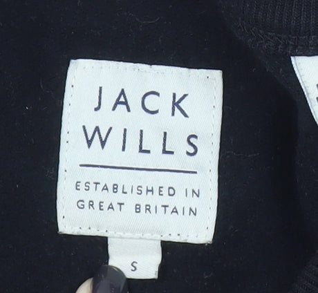 Mens UK Size S Jack Wills Black Pullover Sweatshirt