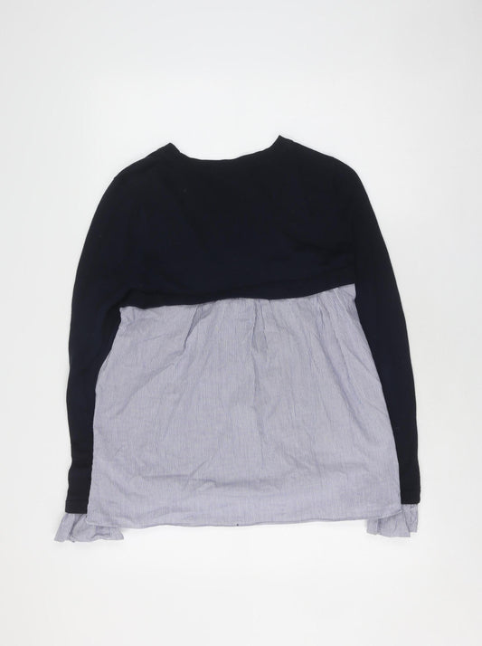 Womens UK Size S Oasis Black Pullover Jumper