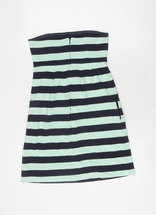 Gap Women's Multicoloured Striped Shift Dress - Size 6