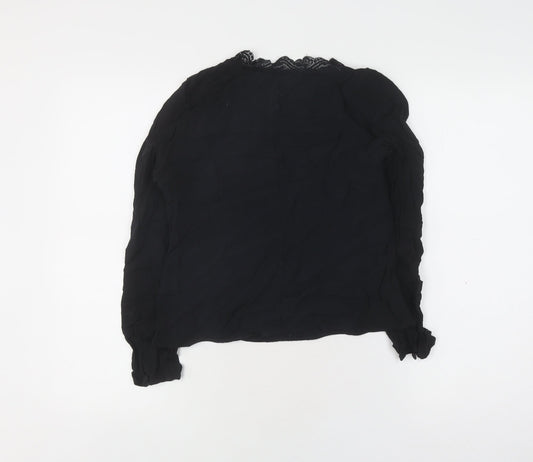 Womens UK Size 10 Marks and Spencer Black Blouse