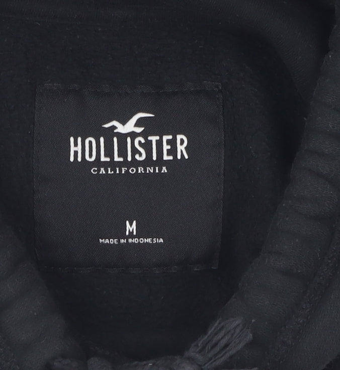 Hollister Unisex Black Pullover Hoodie M