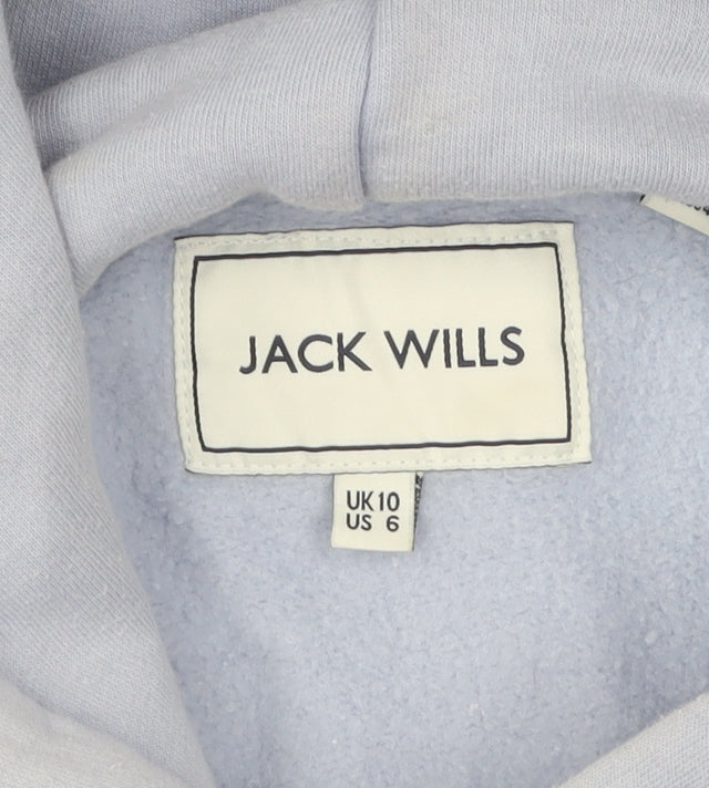Womens UK Size 10 Jack Wills Blue Pullover Hoodie