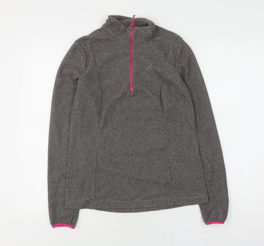Womens UK Size XS DECATHLON Grey Pullover Sweatshirt