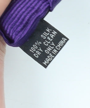 Jeff Banks Men's Purple Striped Silk Tie