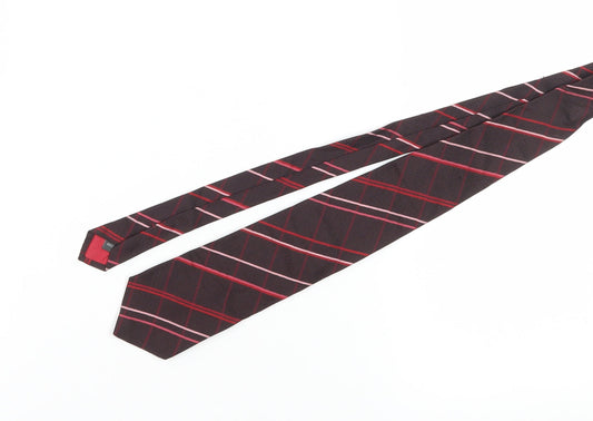 Mens Austin Reed Red Plaids & Checks 100 Tie