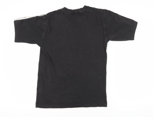 Unisex Adults UK Size S adidas Black Basic T-Shirt