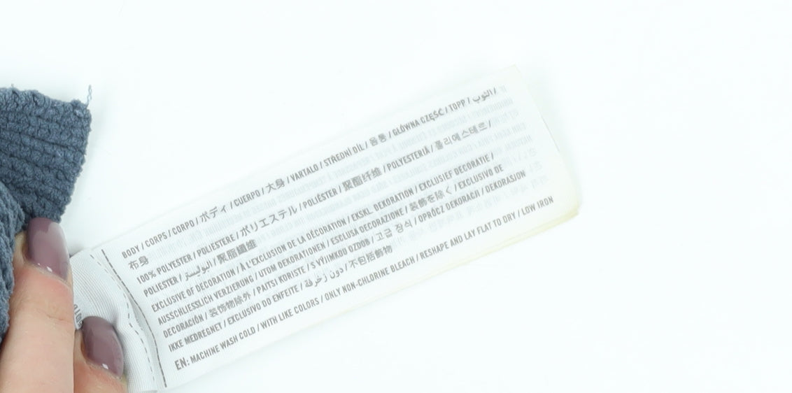 Abercrombie & Fitch Women's Blue Cardigan, M, Knit V-Neck