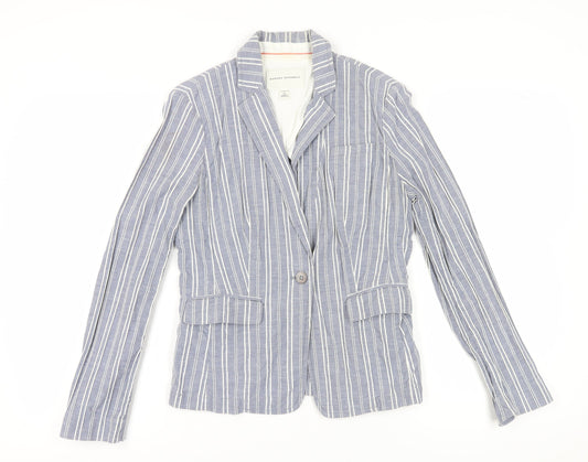 Womens UK Size 8 Banana Republic Regular Blue Suit Jacket