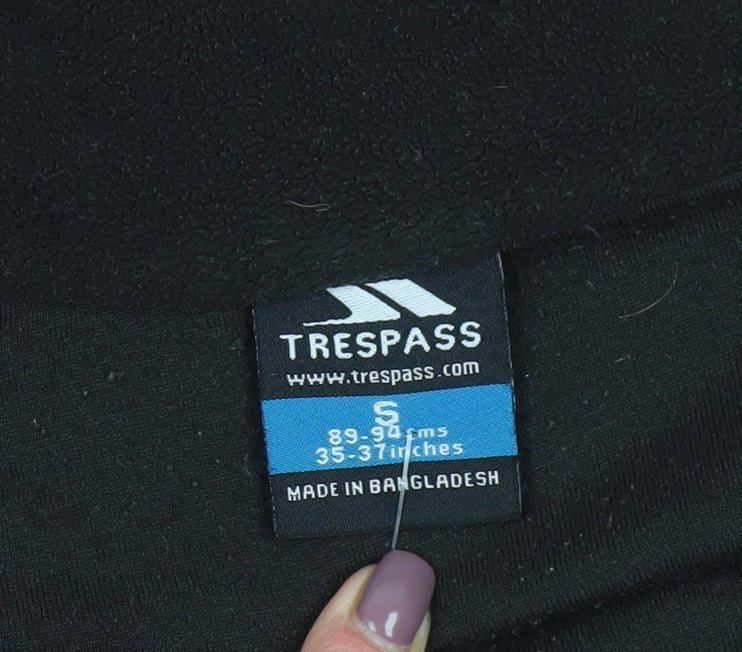 Trespass Men's Black Fleece Pullover Sweatshirt S