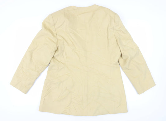 Jaeger Beige Women’s Wool Blazer Size 16