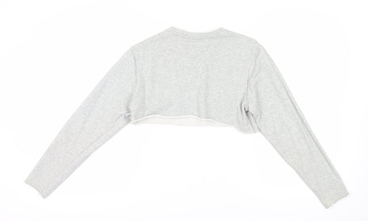 Womens UK Size S Calvin Klein Grey Pullover Sweatshirt