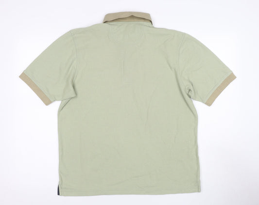 Farah Men's Beige Polo Shirt - Size M, Casual Classic