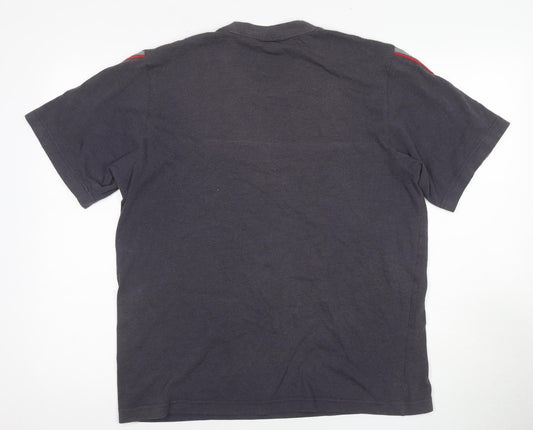 Adidas Men's Grey Sports T-Shirt L Regular Fit