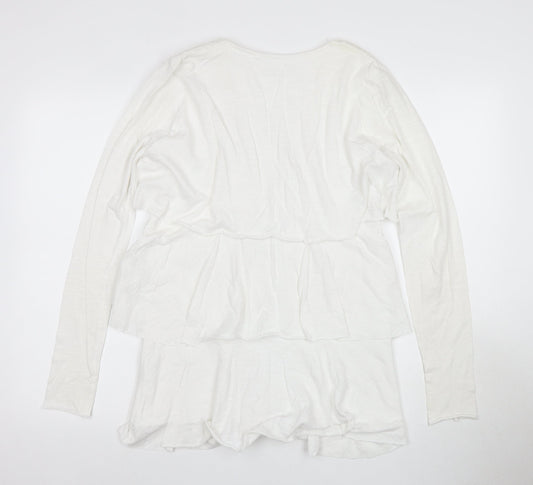 Womens UK Size 12 La Redoute White Blouse