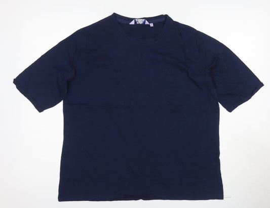 Womens UK Size L Honor Millburn Blue Basic T-Shirt