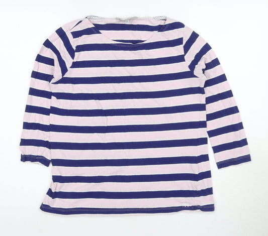 Womens UK Size 14 Crew Clothing Co. Multicoloured Basic T-Shirt