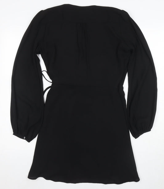 ASOS Black Wrap Dress - Size 12 - Women's Party Wear