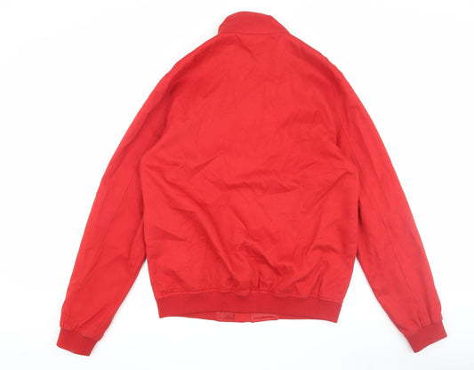 ASOS Red Bomber Jacket - Men's M Cotton