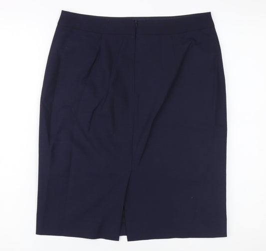 Banana Republic Women Blue Size 6 Pencil Skirt