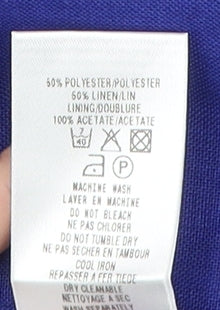 Alexon Women's Blue Mid-Length Blazer, Size 12