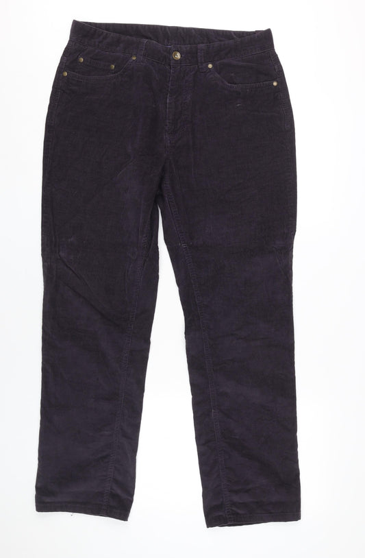 Mens UK Size 32 Austin Reed Regular Fit Black Trousers