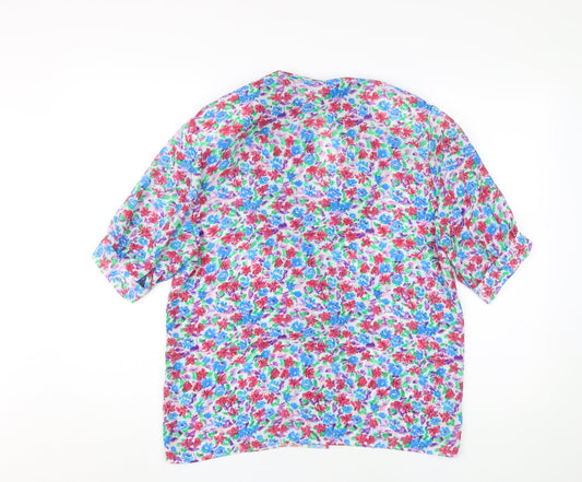 Alexon Women's Floral Collared Blouse Size 12
