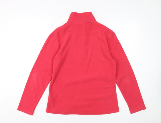 Gelert Women's Red Fleece Pullover Sweatshirt Size 10