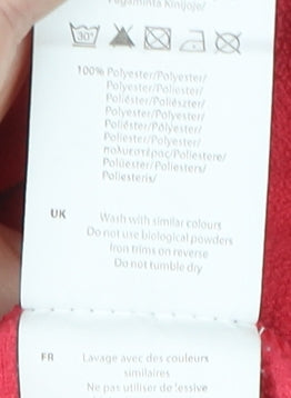 Gelert Women's Red Fleece Pullover Sweatshirt Size 10