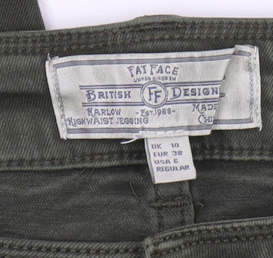 Fat Face Women's Green Jegging Size 10