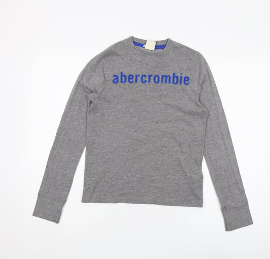 Abercrombie & Fitch Boys Grey M Long Sleeve T-Shirt