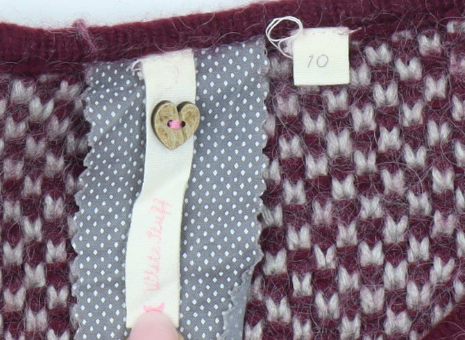 Womens UK Size 10 White Stuff Red Pullover Jumper