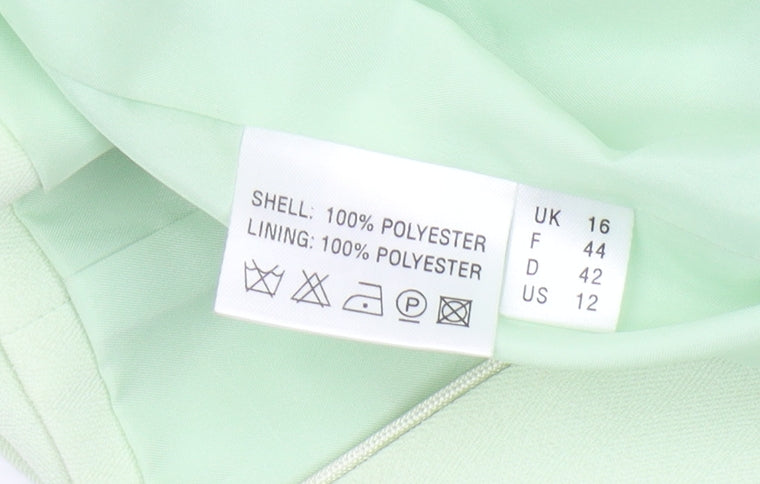 Jacques Vert Women’s Green Blazer - Size 16, Lined, Workwear