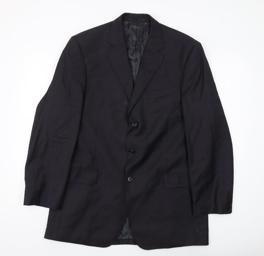 Mens UK Size 42 Austin Reed Regular Black Suit 2 Piece