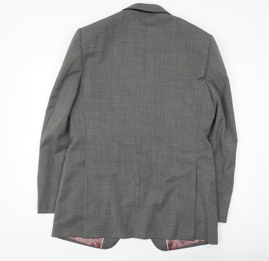 Mens UK Size 40 Marks and Spencer Regular Grey Suit Jacket