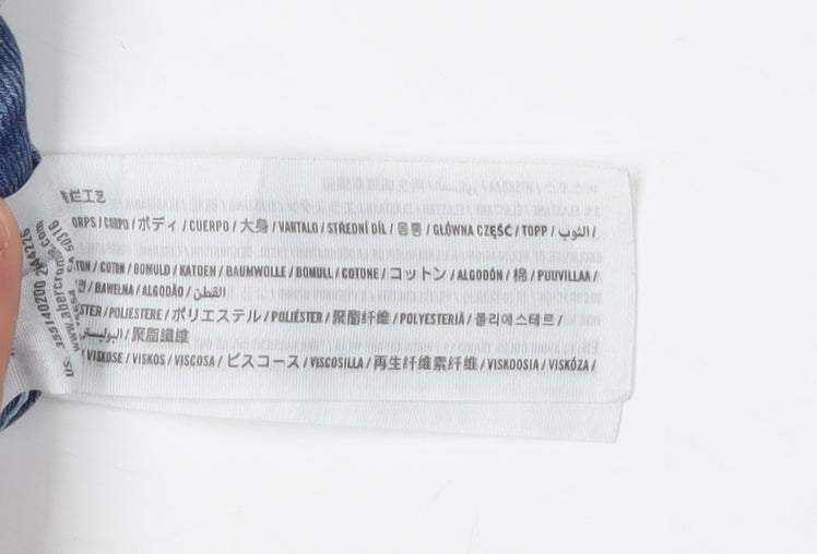 Hollister Women's Blue High-Rise Skinny Jeans