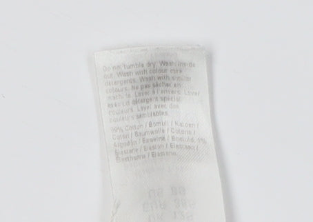 River Island Women's Ivory High-Waisted Jeans Size 12