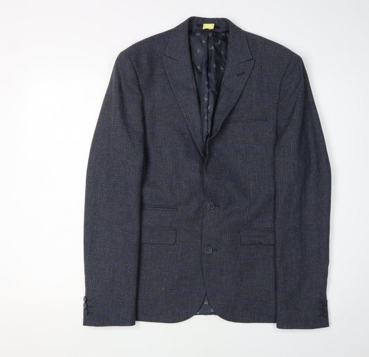 Mens UK Size 38 ASOS Regular Blue Suit Jacket