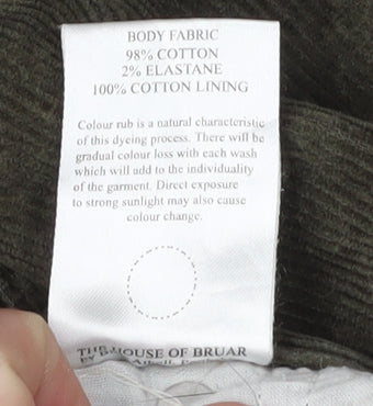 House of Bruar Men’s Green Corduroy Trousers