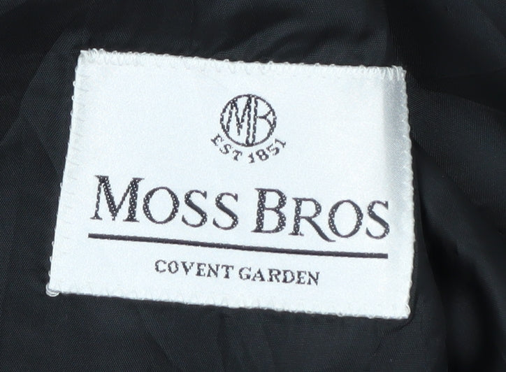 Mens UK Size 40 Moss Bros Regular Black Suit Jacket