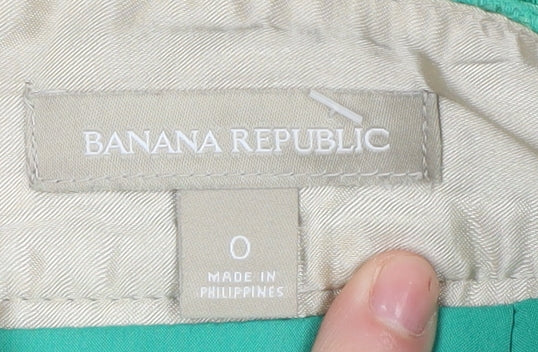 Banana Republic Women's Green Pencil Skirt Size 0