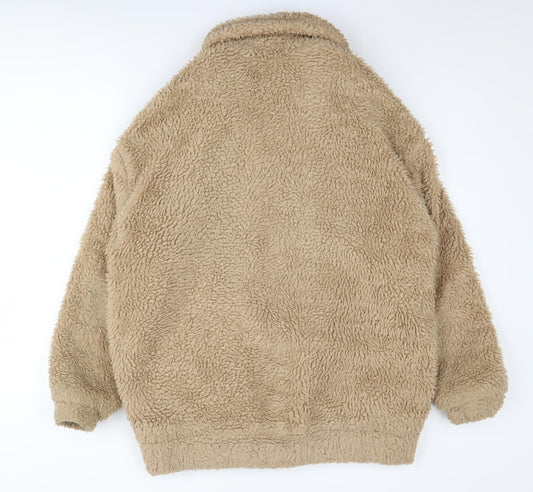 New Look Women's Beige Jacket Size 6 Casual