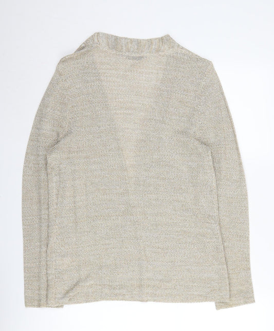Windsmoor Women's Beige Cardigan, Size S, V-Neck Knit