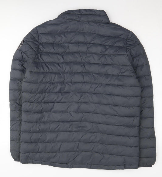 Mens UK Size M Rydale Grey Puffer Jacket